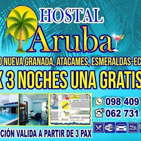 Hostal Aruba Atacames Esterno foto